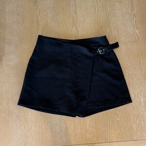 Steve Madden Black Women's Skorts with Buckle